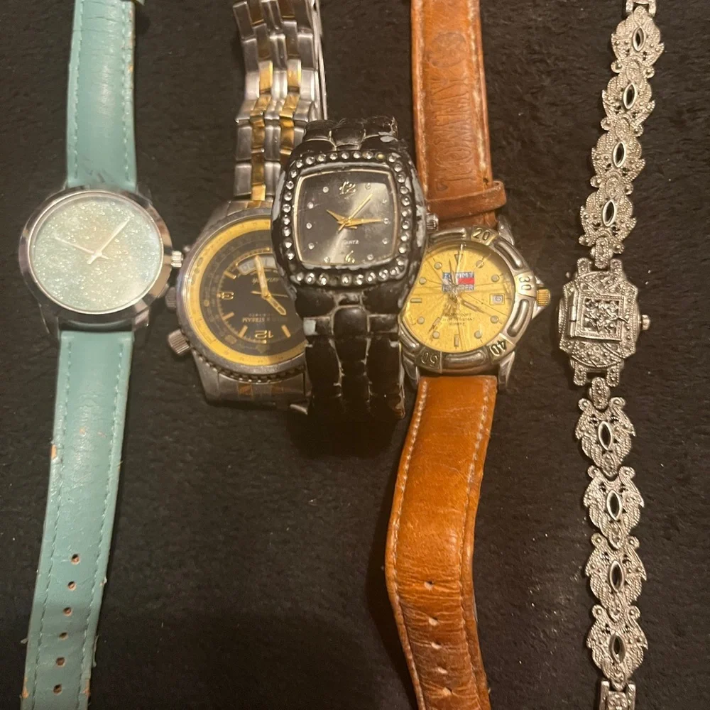 Mixed Fashion Watches - Blue, Black, Brown & Silver Styles